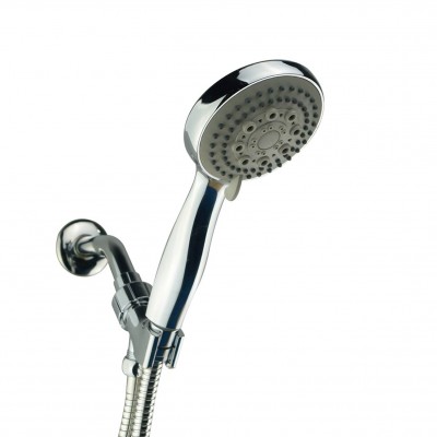 Bathroom Hand-held Shower Head Set With Shower Arm Adapter And Shower Hose