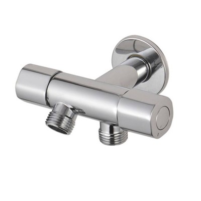 Pressure Reducer Faucet Wall Angle Valve Bathroom Two Way Brass Angle Valve