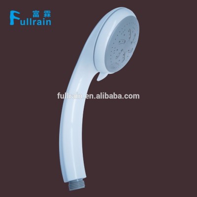 Two-function White Plastic Hand Held Shower Head