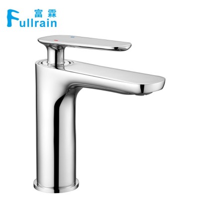 Single Hole Brass Basin Faucet Deck Mount Mixer